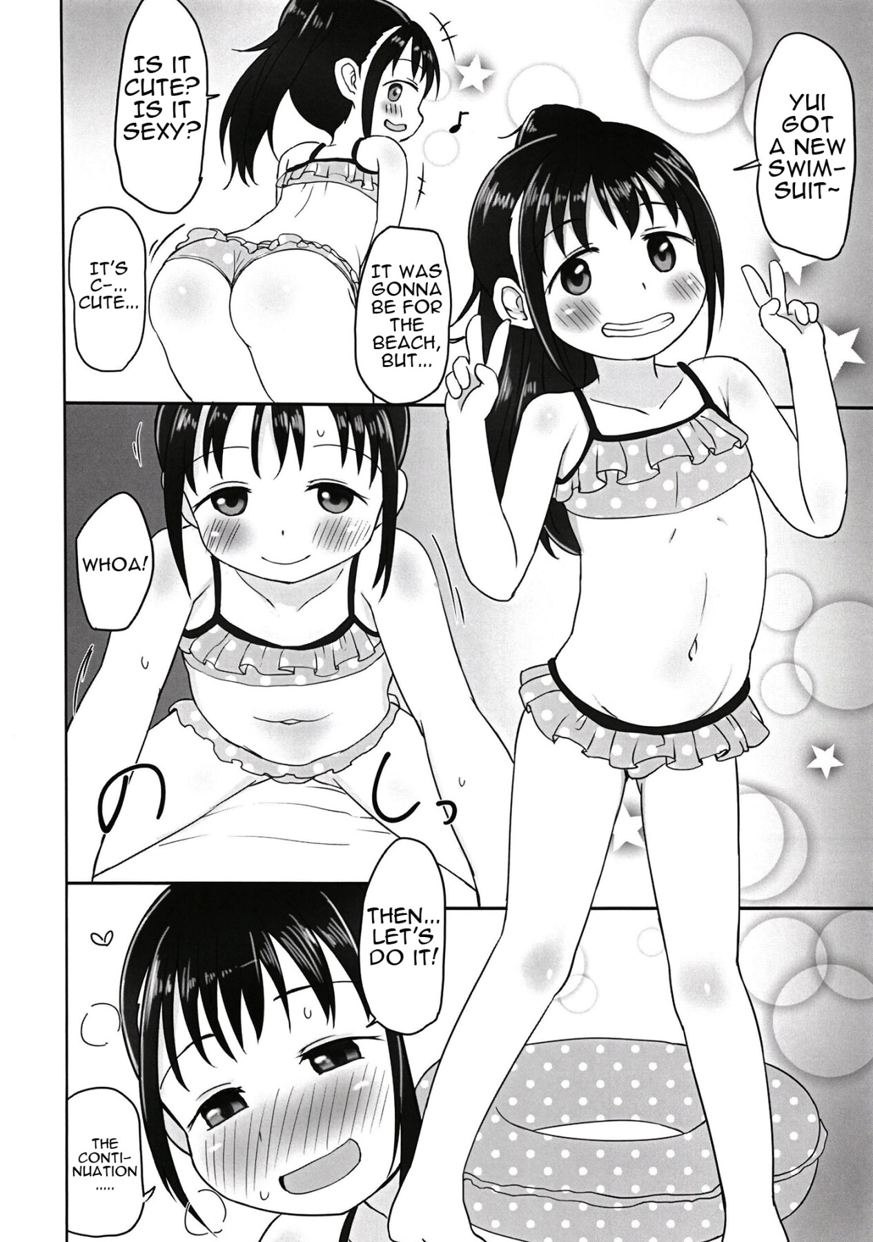 Hentai Manga Comic-Doing Perverted Stuff to Yui-chan in a Swimsuit-Read-12